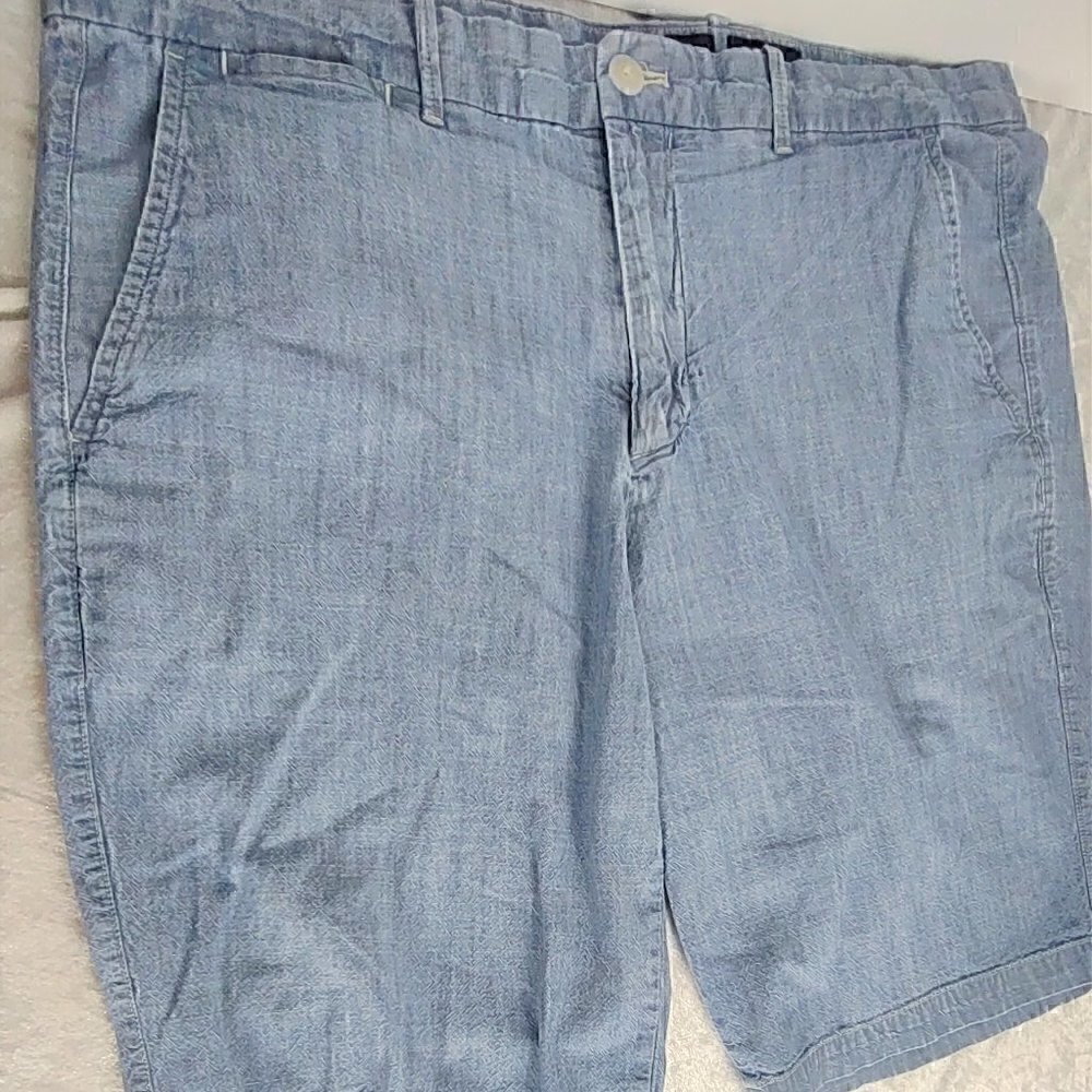 Gap Light Blue 100% Cotton Bermuda Shorts Size 36